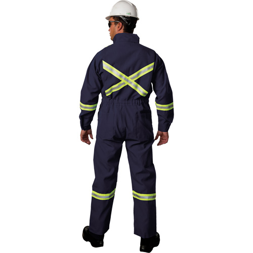 Combinaisons avec mat&eacute;riau r&eacute;fl&eacute;chissant de luxe Westex UltraSoft, Taille 36, Bleu marine, 8,7 cal/cm² Planification Entrepots Molloy