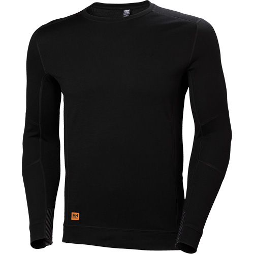 Lifa&reg; Max Moisture-Wicking Crewneck Undershirt, Men's, 2X-Large, Black Planification Entrepots Molloy