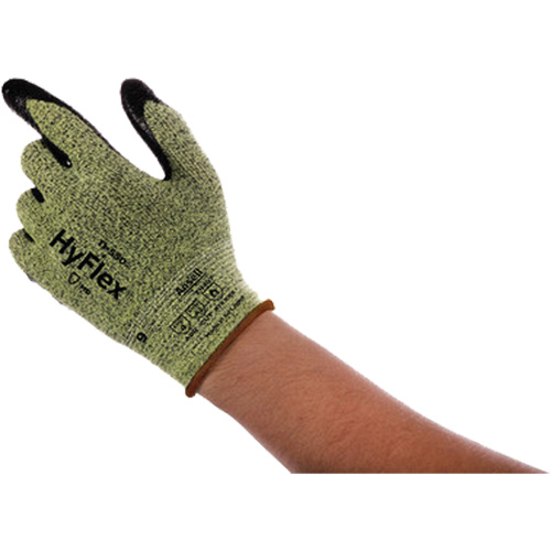Gants r&eacute;sistant aux coupures Hyflex 11-550, Taille 6, Calibre 15, Rev&ecirc;tement Nitrile, Enveloppe en Intercept, ASTM ANSI niveau A2/EN 388 niveau B Planification Entrepots Molloy