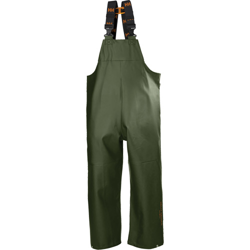 Gale Rain Bib Pants, Large, Polyester, Green Planification Entrepots Molloy