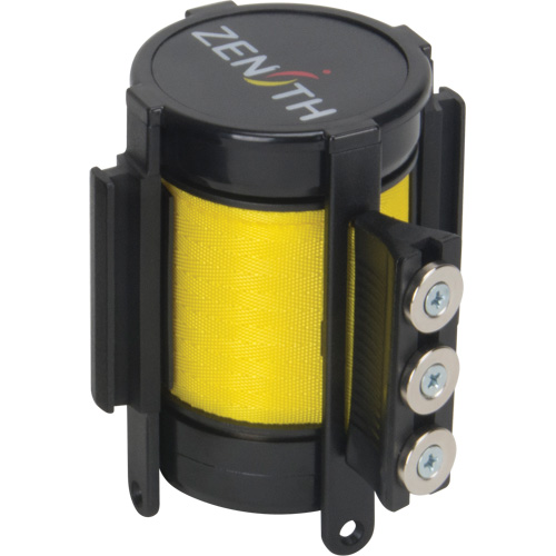 Magnetic Tape Cassette for Build-Your-Own Crowd Control Barrier, 12', Yellow Tape Planification Entrepots Molloy
