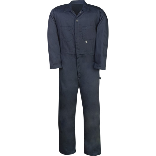 Industrial Work Coveralls, Men's, Navy Blue, Size 36 Planification Entrepots Molloy