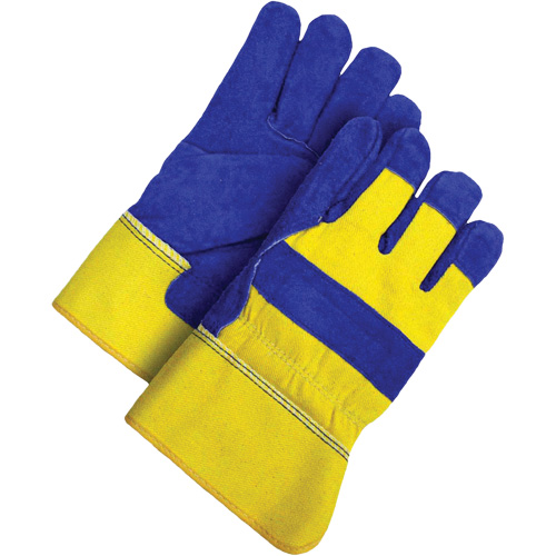 Gants d'ajusteur, Grand, Paume en Cuir de vache refendu, Doublure en Peluche d'acrylique Planification Entrepots Molloy