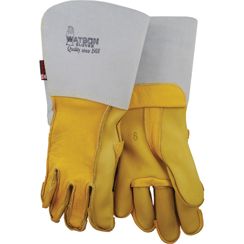 Gants de soudage, Cuir fleur de vache, Taille 8 Planification Entrepots Molloy