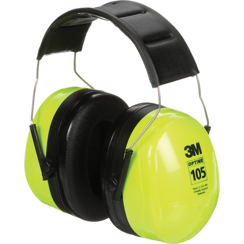 Peltor Optime 105 Earmuffs, Headband, 30 NRR dB Planification Entrepots Molloy