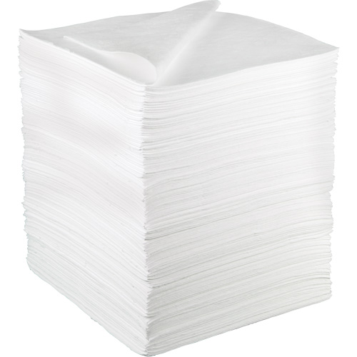 Petroleum Sorbent Pad, Oil Only, 19" x 17", 38.7 gal. Absorbancy Planification Entrepots Molloy