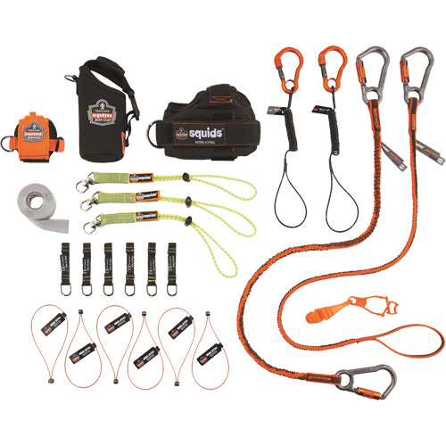 Squids&reg; 3185 Glazier's Tool Tethering Kit Planification Entrepots Molloy