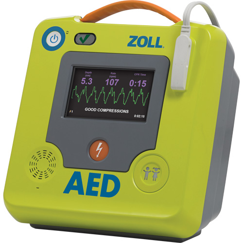 D&eacute;fibrillateur AED 3 BLS pour secouristes professionnels, Semi-automatique, Français, Classe 4 Planification Entrepots Molloy