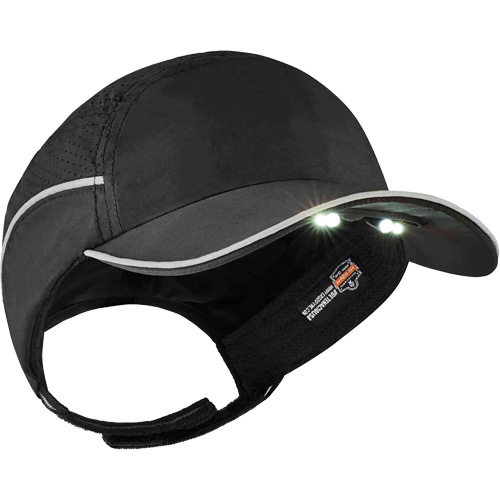 Casque antichocs l&eacute;ger avec lampe DEL 8965 Skullerz, Noir Planification Entrepots Molloy