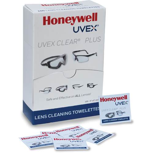 Serviettes Uvex Clear Plus, 5,25" x 8", Paquet de 100 Planification Entrepots Molloy
