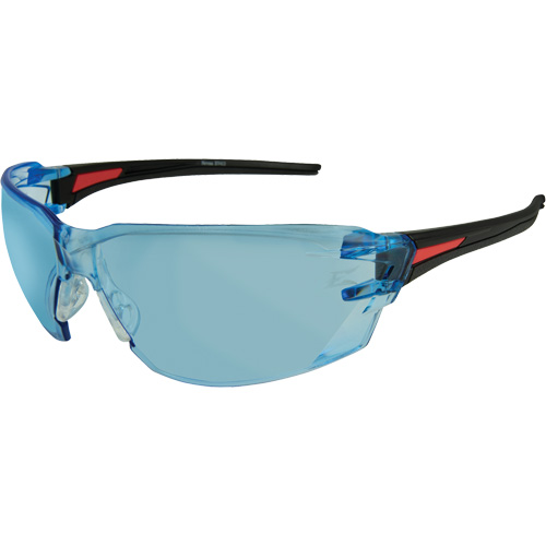 Lunettes de s&eacute;curit&eacute; Nevosa, Lentille Bleu p&acirc;le, Anti-&eacute;gratignures, R&eacute;pond ou surpasse la norme CSA Z94.3 Planification Entrepots Molloy
