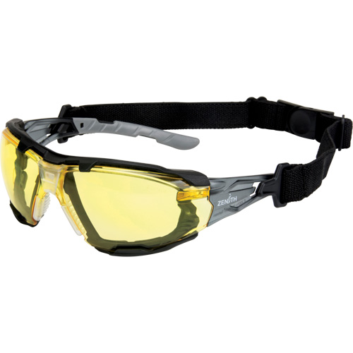 Z2900 Series Safety Glasses with Foam Gasket, Amber Lens, Anti-Scratch, ANSI Z87+/Meets/Exceeds CSA Z94.3 Planification Entrepots Molloy