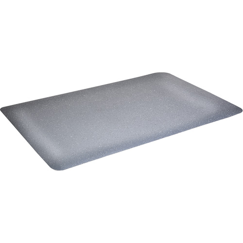 Tapis antimicrobiens WD Foodmaster, Lisse, 3' x 4' x 9/16", Gris, Nitrile/Caoutchouc Planification Entrepots Molloy