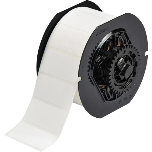 B33 Series Printer Labels, Paper, 2" L x 1" H, White Planification Entrepots Molloy