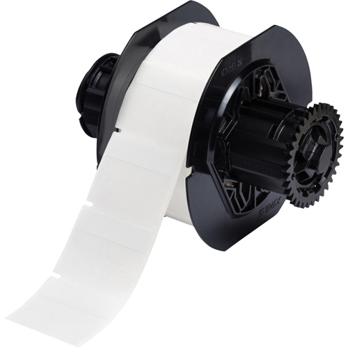 B33 Series Self-Laminating Labels, Vinyl, 1.75" L x 1.5" H, White Planification Entrepots Molloy
