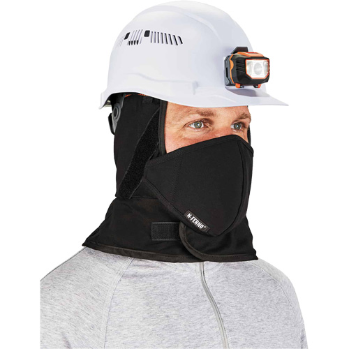 Doublure de casque de s&eacute;curit&eacute; d'hiver N-Ferno avec cache-bouche, Doublure en Molleton, Taille unique, Noir Planification Entrepots Molloy