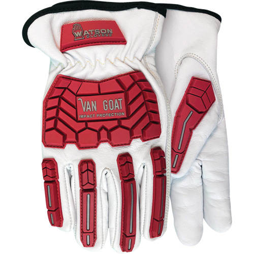 Van Goat Impact & Cut Resistant Gloves, X-Small, Goatskin Palm, Slip-On Cuff Planification Entrepots Molloy
