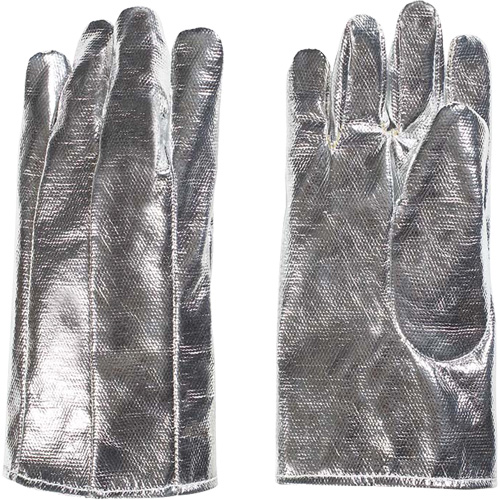 Gants r&eacute;sistants &agrave; la chaleur, Aluminis&eacute;/Kevlar, Taille unique, Prot&egrave;ge jusqu'&agrave; 800° F (426.66° C) Planification Entrepots Molloy