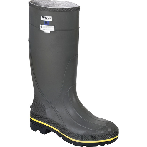 Bottes de s&eacute;curit&eacute; Pro, PVC, Embout Acier, Pointure 5 Planification Entrepots Molloy