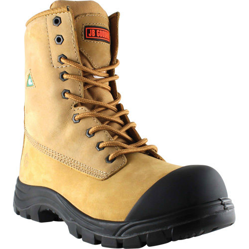 Attack Work Boots, Leather, Steel Toe, Size 7 Planification Entrepots Molloy
