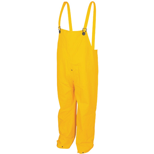 Pantalons &agrave; bavette imperm&eacute;ables de s&eacute;rie classique, Grand, Polyester/PVC, Jaune Planification Entrepots Molloy