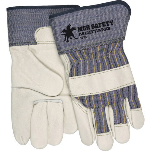 Gants dajusteur Mustang, Grand, Paume en Cuir fleur de vache, Doublure en Molleton Planification Entrepots Molloy
