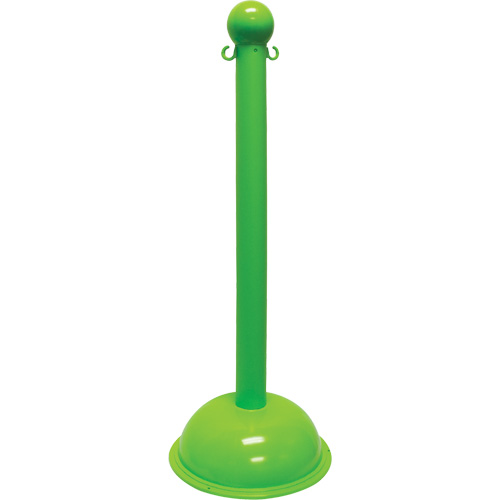 Poteau pour service intense, Hauteur de 40", Vert Planification Entrepots Molloy