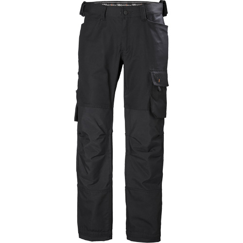 Oxford Work Pants, Cotton, Black, Size 30 Planification Entrepots Molloy