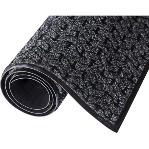 Tapis d'accueil Performance Tire-Track, Essuie-pieds/grattoir, 4' x 8' x 3/8", Charbon Planification Entrepots Molloy