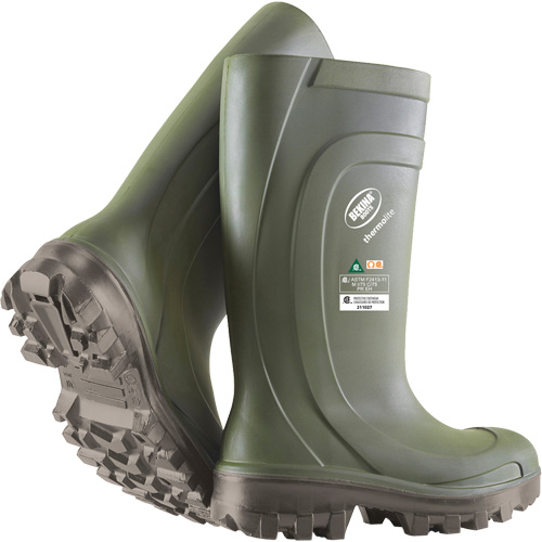 Thermolite Insulated Safety Boots, Polyurethane, Composite Toe, Size 6, Puncture Resistant Sole Planification Entrepots Molloy
