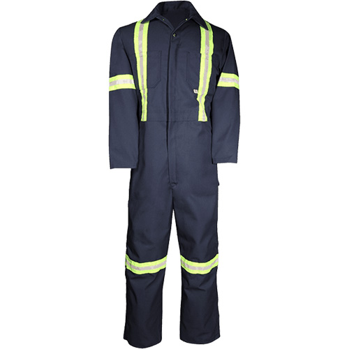 Deluxe Work Coveralls, 50, Navy Blue Planification Entrepots Molloy