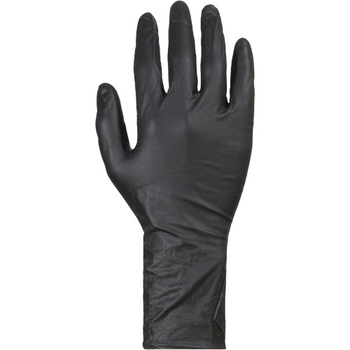 Gants jetables KeepKleen, Petit, Nitrile, 8 mils, Sans poudre, Noir Planification Entrepots Molloy