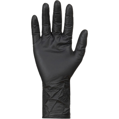 Gants jetables KeepKleen, Petit, Nitrile, 8 mils, Sans poudre, Noir Planification Entrepots Molloy
