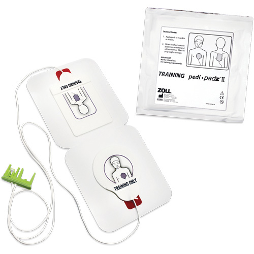 &eacute;lectrodes de formation Pedi Padz II, Zoll AED Plus Pour, Non m&eacute;dical Planification Entrepots Molloy