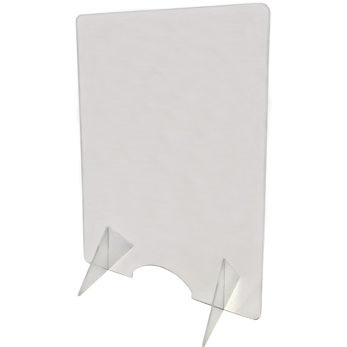 Barri&egrave;re de protection pour comptoir, 24" la x 32" h Planification Entrepots Molloy