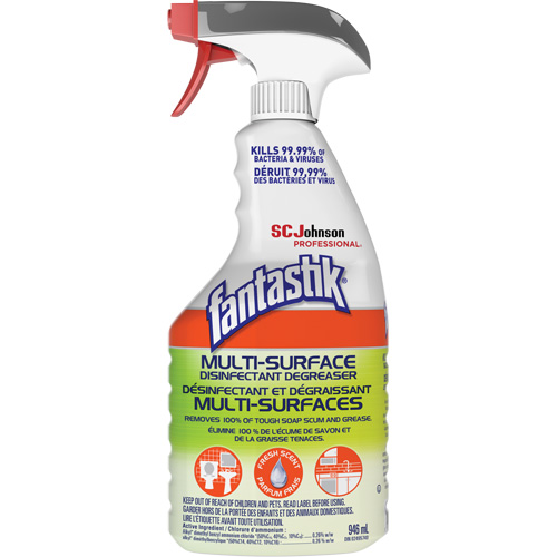 Fantastik&reg; Professional Multi-Surface Disinfectant & Degreaser, 946 ml, Trigger Bottle Planification Entrepots Molloy