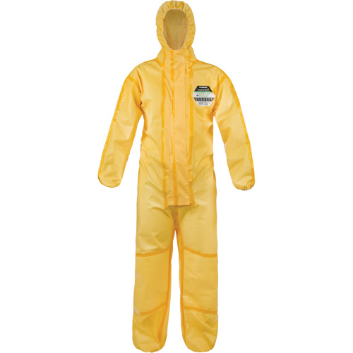 ChemMax&reg; 1 Coveralls, Polyethylene/Polypropylene, 4X-Large, Yellow Planification Entrepots Molloy
