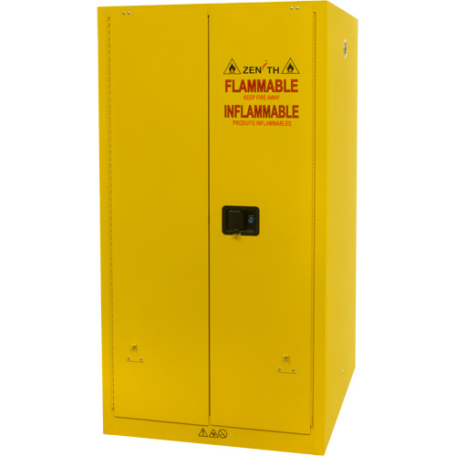 Armoire pour produits inflammables, 60 gal., 2 Porte(s), 34" La x 65" h x 34" p Planification Entrepots Molloy