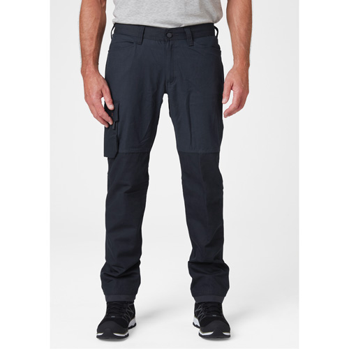 Oxford Service Pants, Poly-Cotton, Navy Blue, Size 30, 32 Inseam Planification Entrepots Molloy