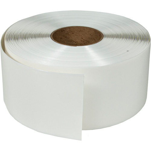 Ruban de marquage tr&egrave;s r&eacute;sistant pour plancher ArmorStripe, 4" x 100', PVC, Blanc Planification Entrepots Molloy