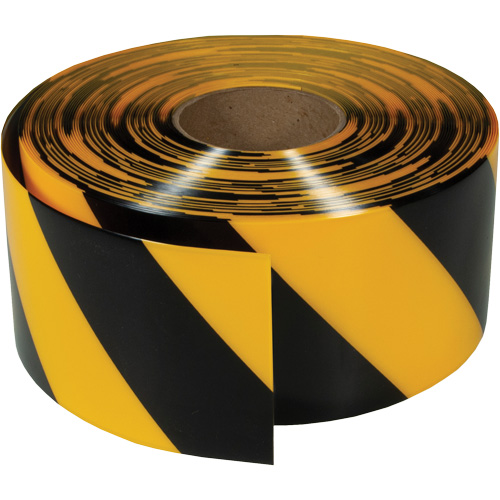 ArmorStripe&reg; Ultra Durable Floor Tape, 4" x 100', PVC, Black and Yellow Planification Entrepots Molloy