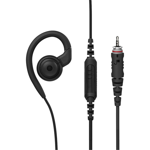 CLPe Series Standard Inline PTT Earpiece Short Cord Planification Entrepots Molloy