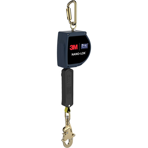 Nano-Lok Extended Length Self Retracting Lifeline, 20', Dyneema&reg;, Swivel Planification Entrepots Molloy