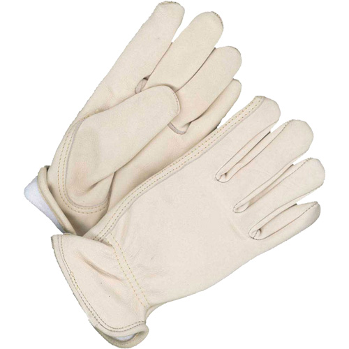 Ladies Insulated Driver Gloves, 7, Grain Cowhide Palm, Fleece Inner Lining Planification Entrepots Molloy