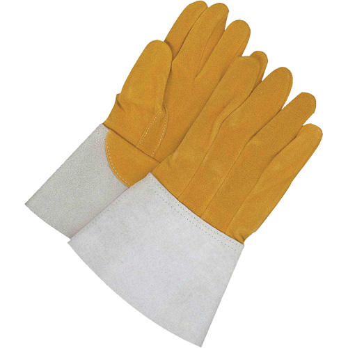 Gants de soudage &agrave; l'arc TIG Gander Brand, Cuir de daim refendu, Taille T-petit Planification Entrepots Molloy
