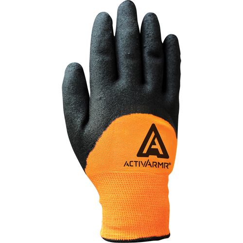 ActivArmr&reg; 97-011 Coated Gloves, Small, Nitrile Coating, 10 Gauge, Polyester Shell Planification Entrepots Molloy