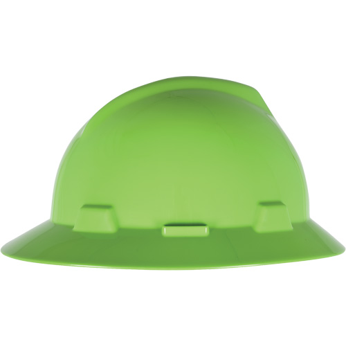 Casque de s&eacute;curit&eacute; &agrave; fente et bordure compl&egrave;te V-Gard, Suspension &agrave; douille, Non ventil&eacute; Planification Entrepots Molloy