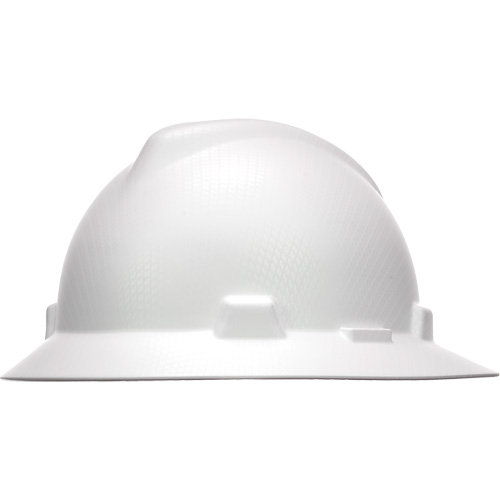 Casque de s&eacute;curit&eacute; &agrave; bordure compl&egrave;te Hydro Dip V-Gard, R&eacute;pond aux normes CSA type 1, Suspension Rochet, Non ventil&eacute; Planification Entrepots Molloy