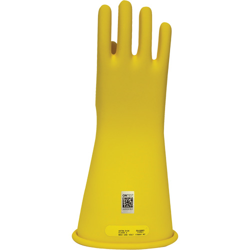 Gants en caoutchouc pour travaux &eacute;lectriques Arcguard, Taille 8, 10" lo Planification Entrepots Molloy