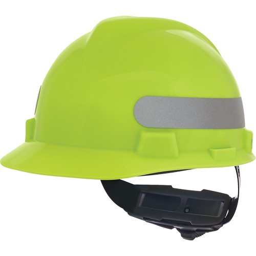 Casque de s&eacute;curit&eacute; &agrave; fentes V-Gard, ANSI type I/CSA type 1, Suspension Rochet Planification Entrepots Molloy